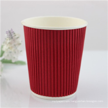 Cheap Disposable Ripple Wall Coffee Paper Cup /Corrugated Paper Cup